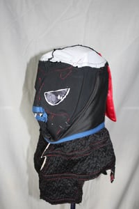 Image 5 of LUCHA BROS RED & BLACK SEQUENCE SEMI PRO SAMURAI ENTRANCE MASK