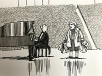 Image 3 of Original New Yorker Cartoon “A gentleman would offer his seat.”