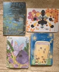 Image 1 of Fireflies, bee, butterfly - 4 card set