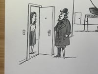 Image 2 of Original New Yorker cartoon “What smell?”