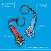 Image 1 of Squid Army Keychain