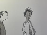 Image 3 of Original New Yorker Cartoon  “She's a Malaysian Longhair, but we don't know what."