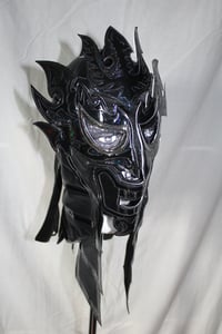 Image 1 of LUCHA BROS ALL BLACK SEMI PRO SAMURAI ENTRANCE MASK