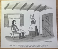 Image 1 of Original New Yorker cartoon "Good news.”