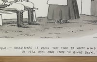 Image 4 of Original New Yorker cartoon "Good news.”