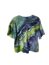 Image 3 of L Crop Tee in Cool Geode Ice Dye
