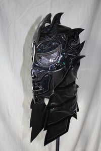Image 3 of LUCHA BROS ALL BLACK SEMI PRO SAMURAI ENTRANCE MASK