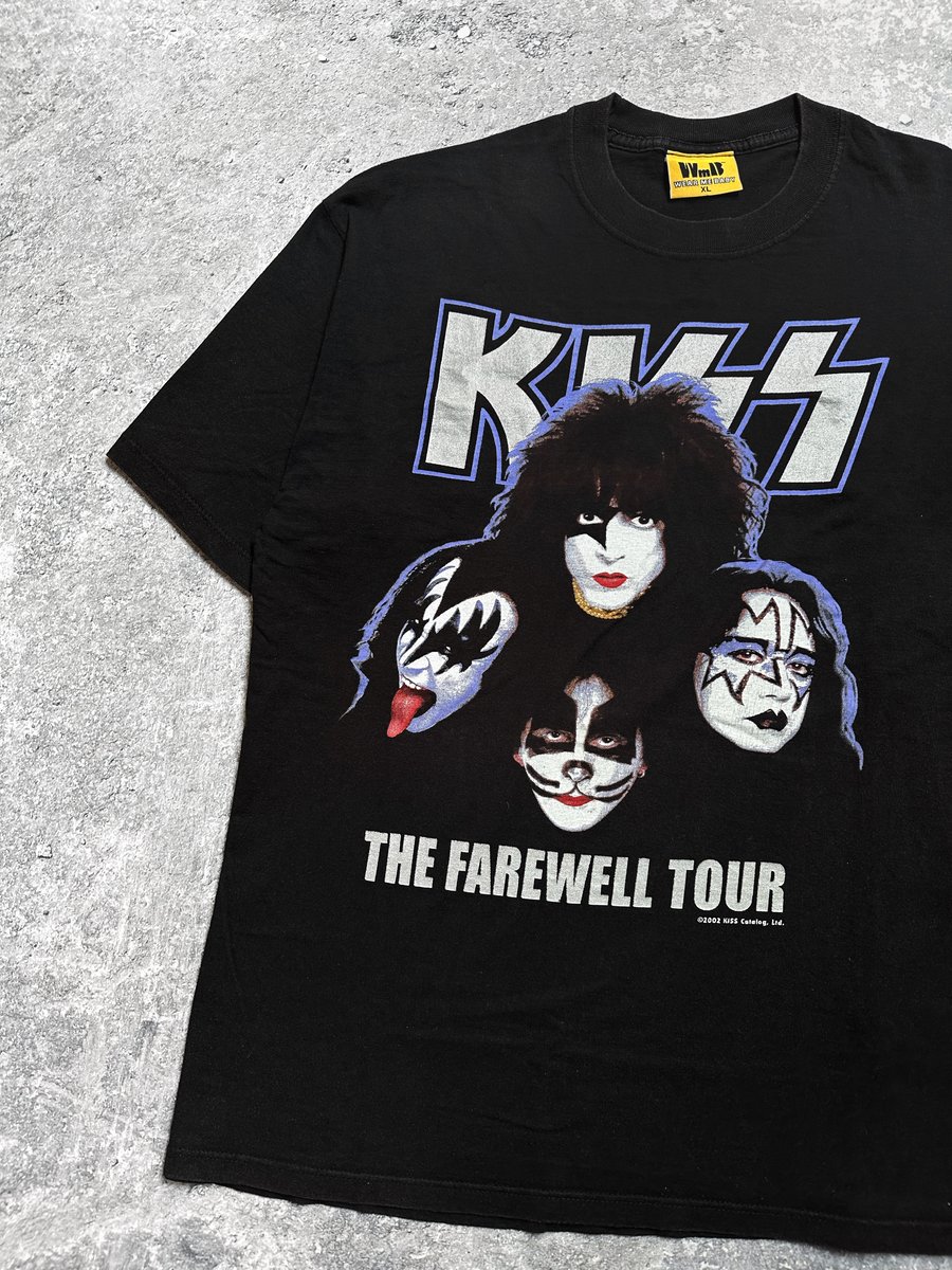 KISSツアーTシャツ (L) THE FAREWELL TOUR JAPAN KISS Short Sleeve T-Shirt: Sayonara Japan The Farewell Tour