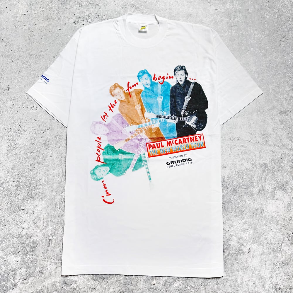 Paul McCartney 1993 ‘The New World Tour’ White T-Shirt