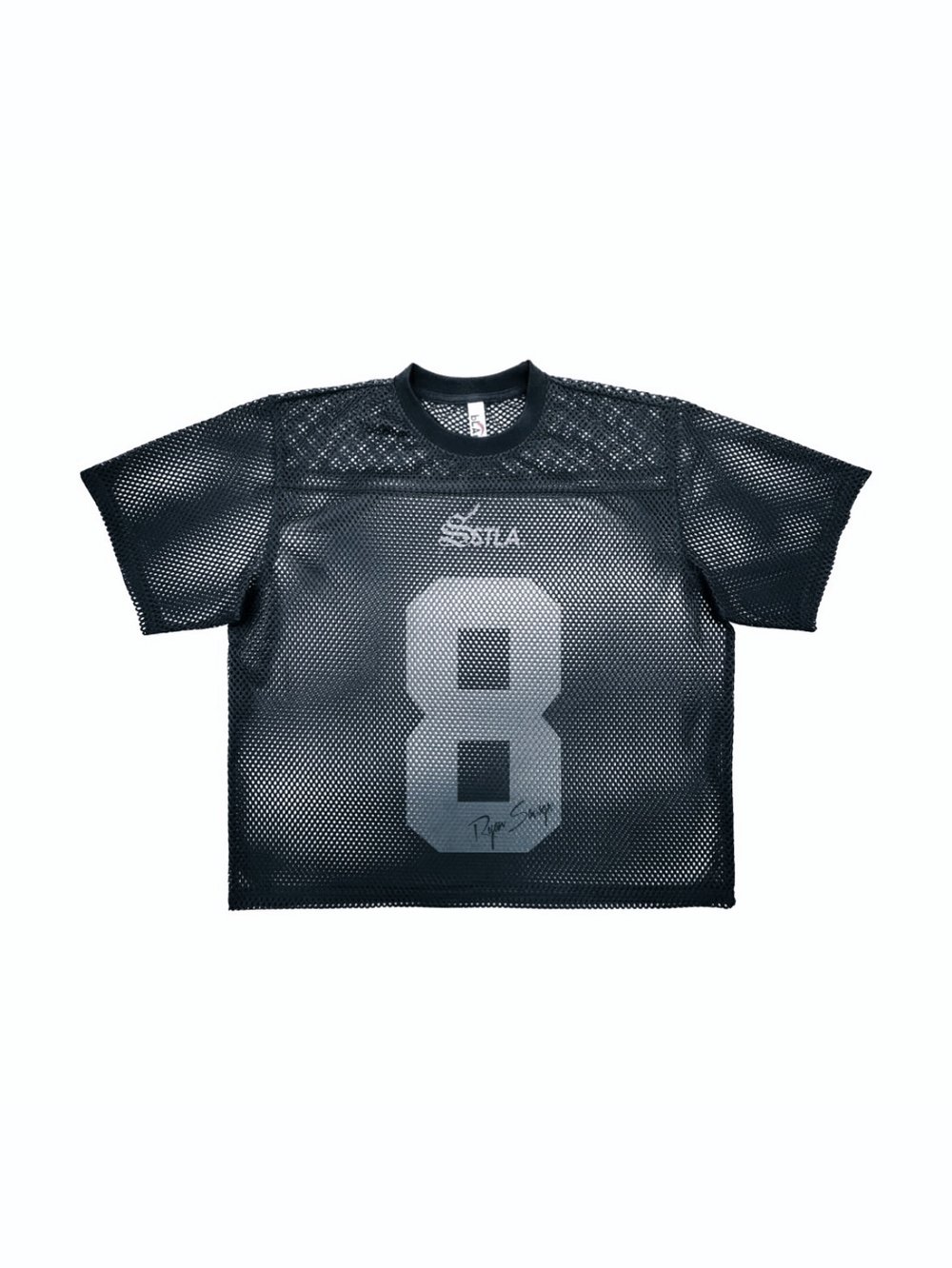 Image of SSTLA 25” Cropped Mesh Football Jersey (Custom Name and #)