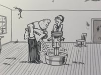 Image 2 of Original New Yorker cartoon "Don't worry, boss”