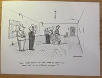 Image 1 of Original New Yorker cartoon "Don't worry, boss”