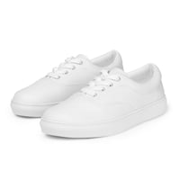 Image 4 of Men’s lace-up canvas shoes