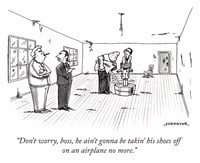 Image 4 of Original New Yorker cartoon "Don't worry, boss”