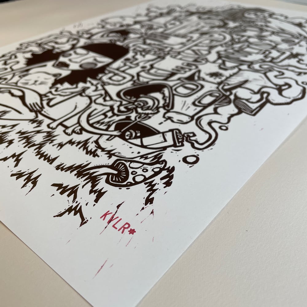 Hartybucks lino