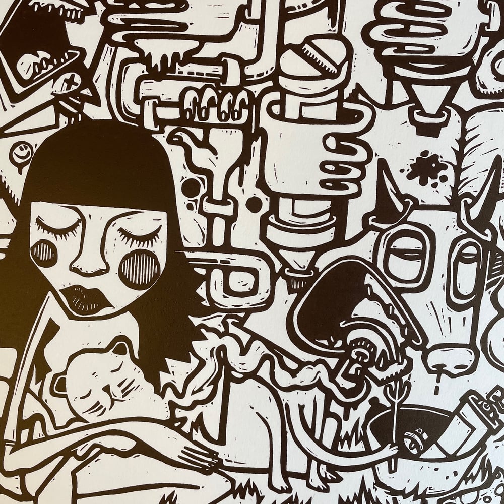 Hartybucks lino