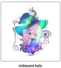 Image 2 of [preorder] 3" Mac Iridescent Keychain