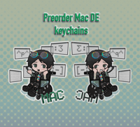 Image 1 of [preorder] 3" Mac Iridescent Keychain