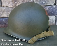 Image 2 of WWII M1 McCord Helmet 2nd Ranger Battalion, NCO. D-Day. 
