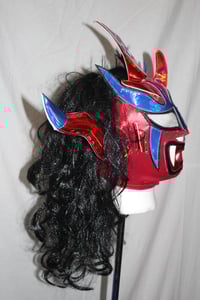 Image 2 of JUSHIN THUNDER LIGER RED SEMI PRO w/FULL WIG