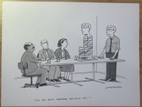 Image 1 of Original New Yorker cartoon “It’s my most personal building yet.”