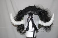 Image 5 of PSICOSIS ORANGE & WHITE SEMI PRO w/FULL WIG