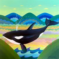 Orca Whale Mountains