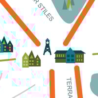 Image 3 of Schweitzer Mountain Resort Illustrated Map