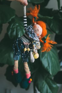 Image 5 of Pippa - Wool Filled Sculpted Sock Doll - Small 11''