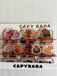 Capybara Acrylic Food Picks 
