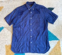 Image 1 of Beams Plus + sashiko patchwork shirt, size XL