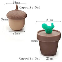 Image 3 of Succulent  or acorn Silicone Container 