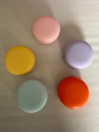 Image 1 of Macaroon plastic and silicone containers