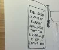 Image 3 of Original New Yorker cartoon “ Pull Cord”