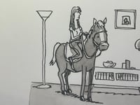 Image 2 of Original New Yorker cartoon "You can hear this?"