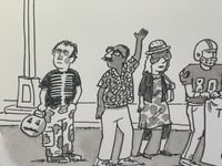 Image 2 of Original New Yorker cartoon  “The Last-Minute Halloween Costume Parade”