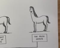 Image 3 of Original New Yorker cartoon “The Centaur Scale”