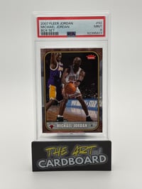 2007 Fleer Michael Jordan #92 PSA 9
