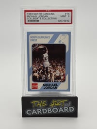 1989 North Carolina Collegiate Collection Michael Jordan #16 PSA 9