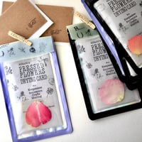 Image 1 of Handcrafted - Pressed Flower Drying Cards