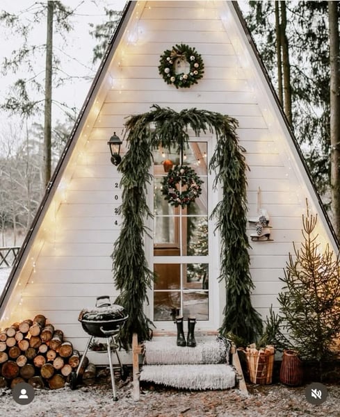 Image of A FRAME COTTAGE CHRISTMAS MINIS (OUTDOORS ONLY)