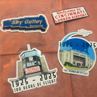 Image 1 of Lunken Airport 100 year Anniversary Stickers