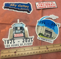 Image 2 of Lunken Airport 100 year Anniversary Stickers