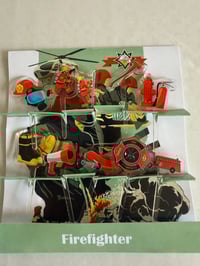 Firefighter Acrylic food Picks 