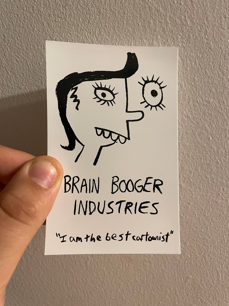 Image of "Brain Booger" Sticker
