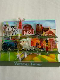 Happy Farm Acrylic Food Picks 