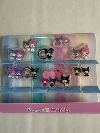 Image 2 of Kuromi Acrylic Food Picks 