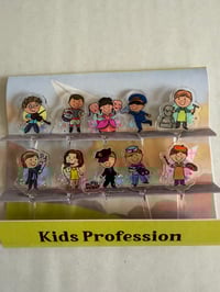 Kids Profession Acrylic Food Picks 