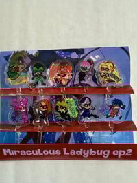 Image 2 of Ladybug Acrylic Food Forks 