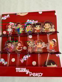 Milky Peko Acrylic Food Picks